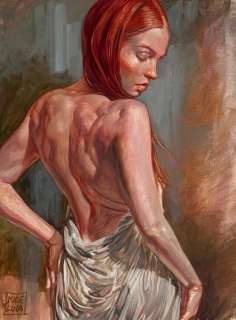 Mauro De Luca - 1 Original colour drawing - Laura - Painting on cardboard | Catawiki