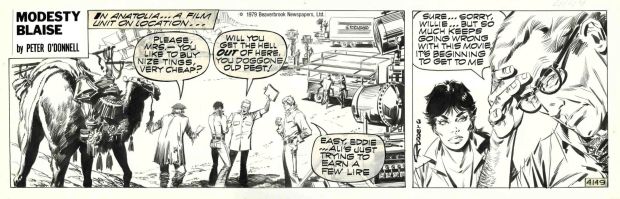 Enric Badia Romero | Modesty Blaise – Original daily strip #4149 – Romero | Origin Of Comics