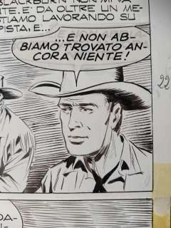 Galep/Muzzi - 1 Original page - Tex - n. 74 "Sangue sulla pista" - 1966 | Catawiki