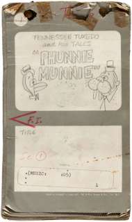 "TENNESSEE TUXEDO AND HIS TALES - PHUNNIE MUNNIE" ORIGINAL STORYBOARD ART. | Hake’s
