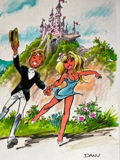 Dany - 1 Original colour drawing - Olivier Rameau et Colombe | Catawiki