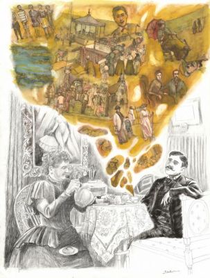 Clément Oubrerie | Illustration originale, poster pour "La 1 des libraires" | Daniel Maghen