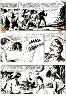 Ferri, Gallieno - 1 Original page - Zagor #6 - "La lancia spezzata" - 1965 | Catawiki