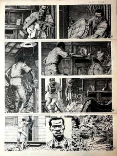 Auclair, Claude - 1 Original page - one-shot - Le Sang du Flamboyant / Een Stem die van nergens komt - 1985 | Catawiki