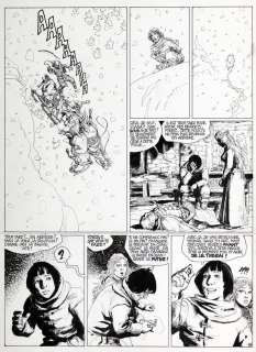 Rosinski | Thorgal, planche n°38 Ã  l’encre de Chine de… | Millon