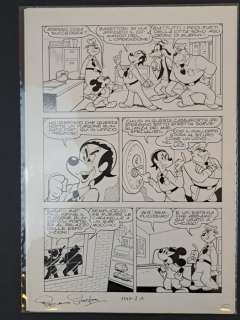 Scarpa, Romano; Martina, Guido - 1 Original page - Topolino e il Diabolico Complotto - 1981 | Catawiki