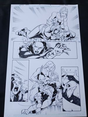 Coleman / Poggi - 1 Original page - Captain Marvel