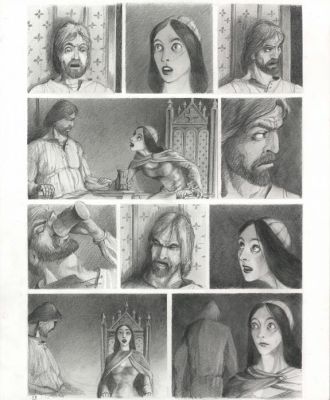 Paul & Gaëtan Brizzi | Planche originale n° 015 - Macbeth | Daniel Maghen