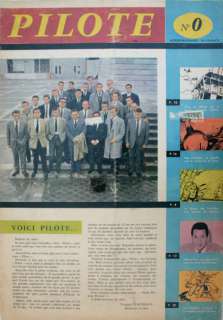 Â« Pilote n° 0 Â». Rare n°0 de l’hebdomadaire PILOTE. Numéro envoyé Ã  la | Tessier Sarrou