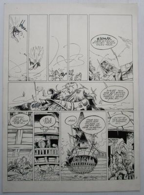 Crisse - 1 Original page - Het Kristallen Zwaard - 1992 | Catawiki