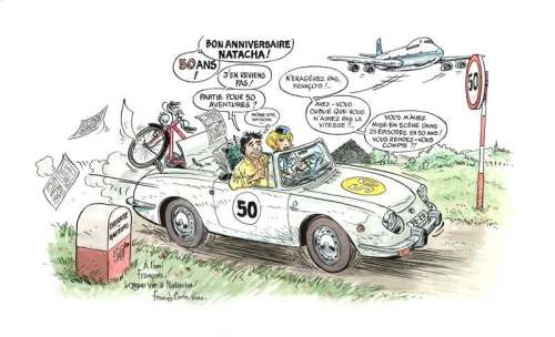 Carin - Illustration originale Natacha | BDEnchères