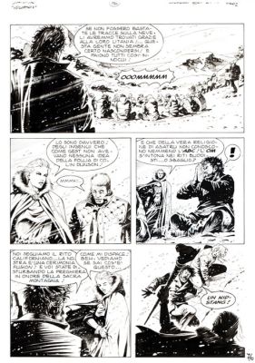 Dotti, Maurizio - 2 Original page - Dampyr #34 - "La caverna dei Troll" - 2003 | Catawiki