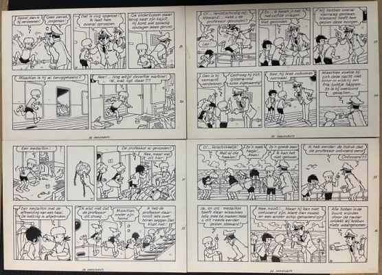 Nys, Jef - 2 Original page - Jommeke - 93-De Haaienrots - 1979 | Catawiki