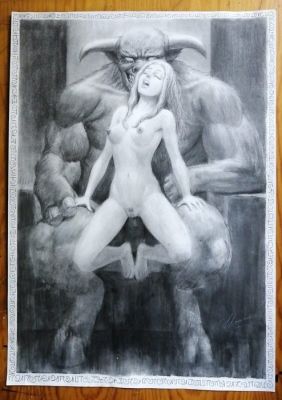 Gambedotti, Atilio - 1 Original drawing - patreon - "El infierno del placer" - 2025 | Catawiki