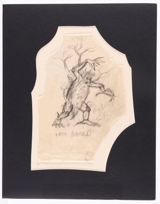 Lot 35 - THE BROTHERS HILDEBRANDT LORD OF THE RINGS "TREE BEARD" CONCEPT PENCIL SKETCH ORIGINAL ART. | Hake’s