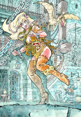 Danard, Jean-Pierre - 1 Original colour drawing - Marlysa - Marlysa s’évade ! - 2025 | Catawiki