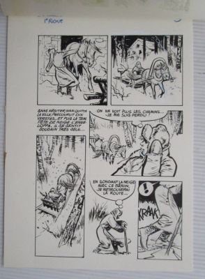 René Follet - 1 Original page - Ivan Zoerin, / Ivan Zourine - Sa première fugue / Leve de Vrijheid (p.3) - 1974 | Catawiki