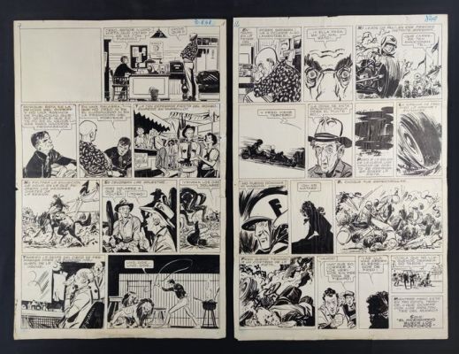 Breccia, Alberto - 2 Original page - El Circo Tragico | Catawiki