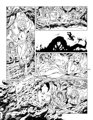 Aaron Lopresti | KIT CARTER: PLANET DOOM pg. 31 original art | Aaron Lopresti