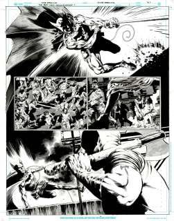 The Bat-Man: Second Knight #1 p.41 - Bat-Man vs Hangman! | Comic Book Art Gallery