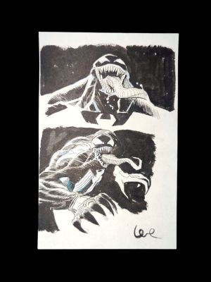 Lorenzo De Felici - Original drawing - Venom | Catawiki