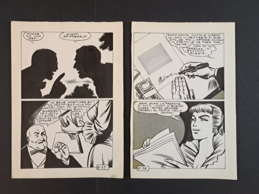Magnus & Bunker - 2 Original page - Satanik - Delitto Perfetto - 1965 | Catawiki