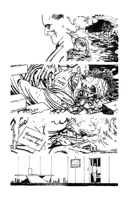 Continue Shopping | ABSOLUTE BATMAN - ARK-M SPECIAL #1 PAGE 21 (ORIGINAL ARTWORK BY JOSH HIXSON) | Scott’s Collectables