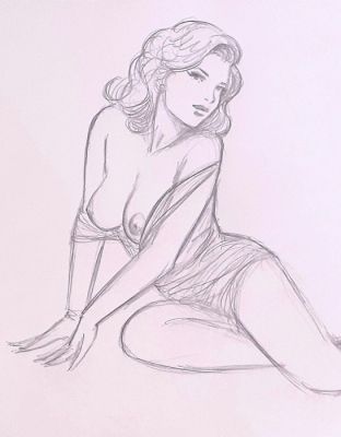 Paturaud, Laurent - 1 Original drawing - Artbook - Transparences & French Riviera - Original Drawing - 2020 | Catawiki