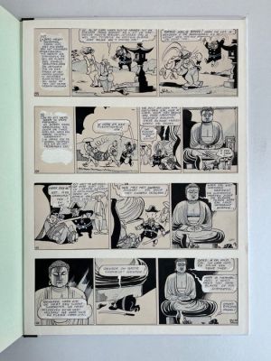 Sleen, Marc - 1 Page originale + album de luxe - Nero 21 - De groene Chinees - 1994 | Catawiki