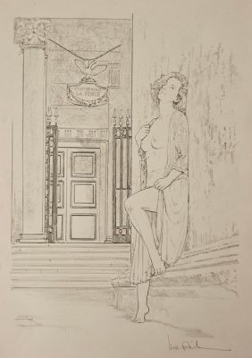 Luca Raimondo - 1 Original drawing - Luca Raimondo - Beth in Venice - disegno preparatorio - 2025 | Catawiki