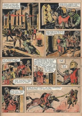 Sirius - 1 Original colour page - Godefroid de Bouillon ( Godfried van Bouillon ) - 1946 | Catawiki