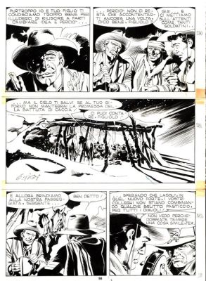 Ticci, Giovanni - 1 Original page - Tex #271 - "Bandoleros!" - 1983 | Catawiki