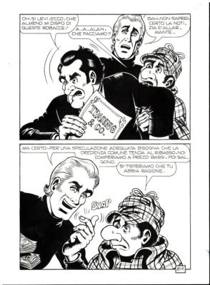 Piffarerio, Paolo - 2 Original page - Alan Ford #85 - "Alta finanza" - 1980 | Catawiki