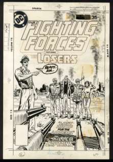 Kubert, Joe - OUR FIGHTING FORCES (1954-78) #178 Cover | ComicConnect