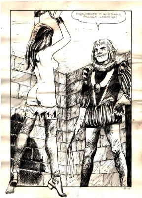 Manara, Milo - 1 Original page - Jolanda De Almaviva #17 - "All‘arrembaggio" - 1971