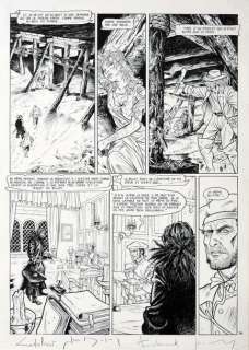 Petiqueux Jérémy (1984) - PETIQUEUX Jérémy BARRACUDA. TOME 2. CICATRICES. Encre de Chine et mise