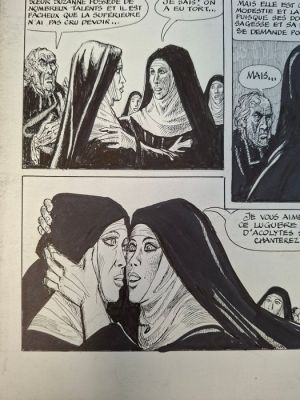 Georges Pichard - 1 Original page - Les Réligieuses | Catawiki