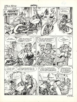 Coyote | Planche originale de l’histoire " L’assorti au Restau " - Tome 1 - Litteul Kévin | Daniel Maghen