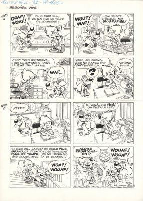 Laurent Verron | album 31 planche 1265 - Boule et Bill | Daniel Maghen