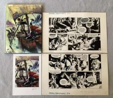 Follet, René | Original page (p.3) + Hors Commerce album  - Steven Severijn  - De dochter van de grootvorst  - (2002) | Catawiki