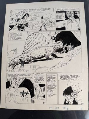Font, Alfonso - 1 Original page - Les Robinsons de la Terre - Les monstres du lac, planche 06 - 1980 | Catawiki