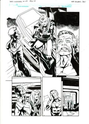 Neil Edwards & Bit - 1 Original page - Dark Avengers - Page 17