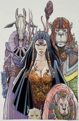 Jorg (de Vos) - 1 Watercolour - Fantasy - 2013 | Catawiki