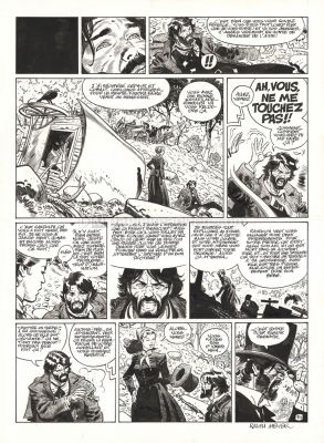 Ralph Meyer | Undertaker, Mister Prairie, Planche originale | Daniel Maghen