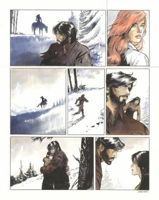 Bernard Vrancken | Chapitre VI, planche originale n° 101 - Nouvelle France | Daniel Maghen