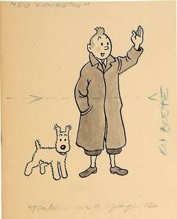 Hergé Georges Remi Dit (1907-1983) | TINTIN ET MILOU | Artcurial