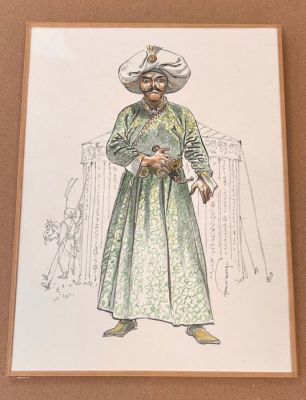 Hermann - 1 Original colour drawing - Sur les Traces de Dracula | Catawiki