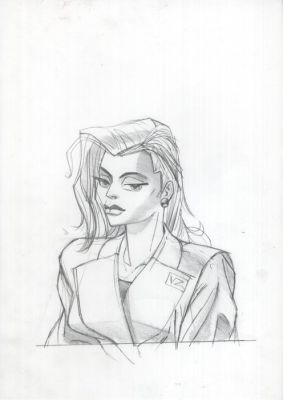 Adri van Kooten - Victor zilverberg - 1 Original preliminary drawing - Anders - Vrouw met Demon | Catawiki