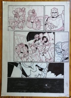 Atilio Rojo - Transformers #31 - More than meets the eye /dawn of the autobots - 1 page d’origine - EO - 2015 | Catawiki
