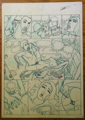 Gambedotti, Atilio - 1 Original page - Flora vol #1 - "BIENVENEU DANS LA MONDE DE LA BD" - 2006 | Catawiki